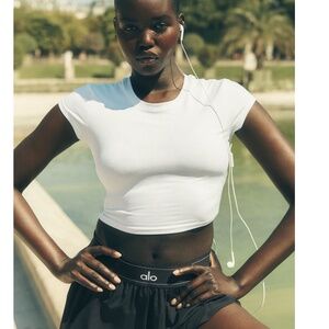 Alosoft Crop Finesse Short Sleeve XS